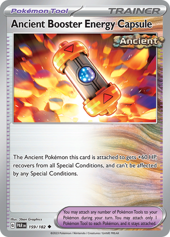 Ancient Booster Energy Capsule (159/182) [Scarlet & Violet: Paradox Rift]