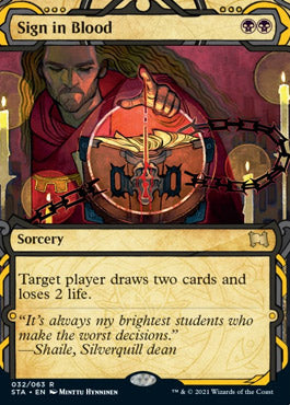 Sign in Blood [Strixhaven: Mystical Archive]