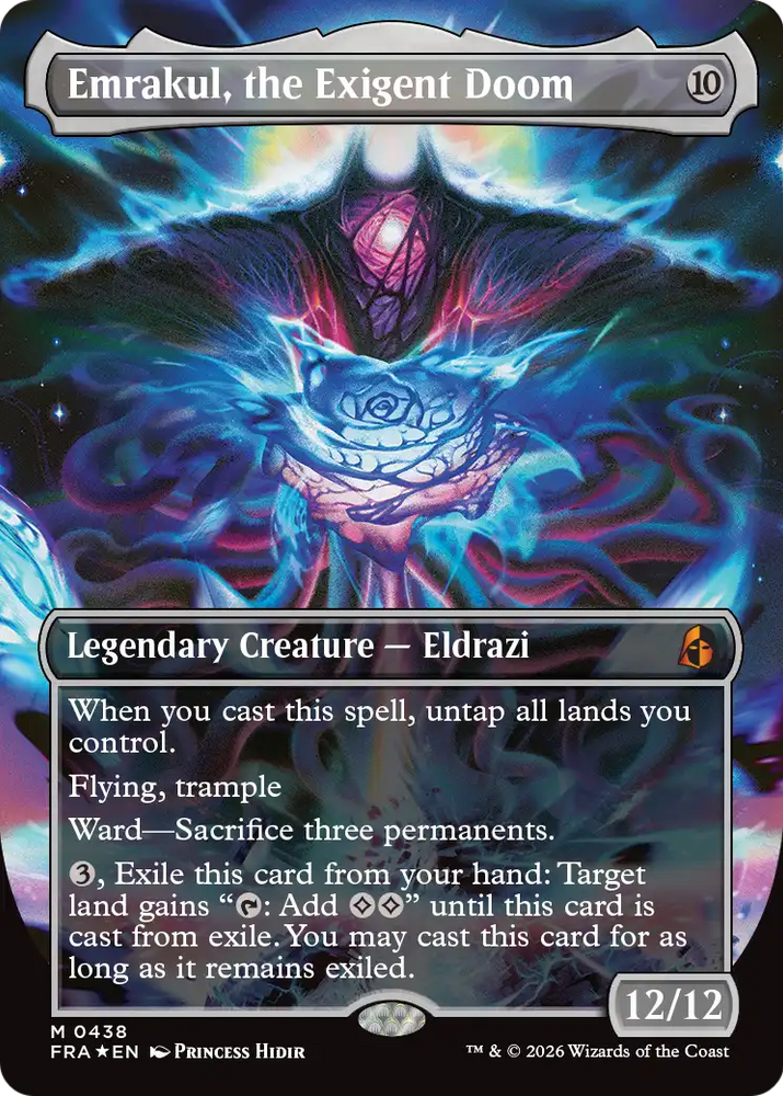 Emrakul, the Exigent Doom (Borderless) [Reality Fracture]