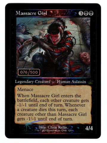 Scan #445 - Massacre Girl - Ravnica Remastered Serialized #75/500