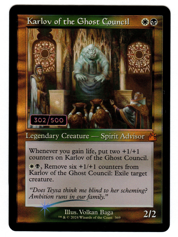 Scan #465 - Karlov of the Ghost Council (Serialized)