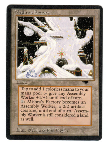 Scan #487 - Mishra's Factory (Winter) - Antiquities