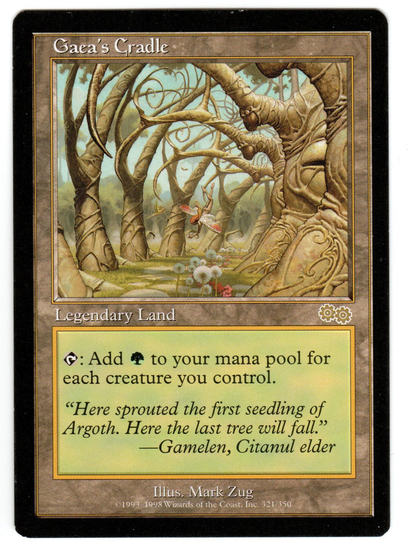 Gaea's Cradle Urza’s Saga SP USG Scan #514 - Gaea's Cradle - Urza's Saga