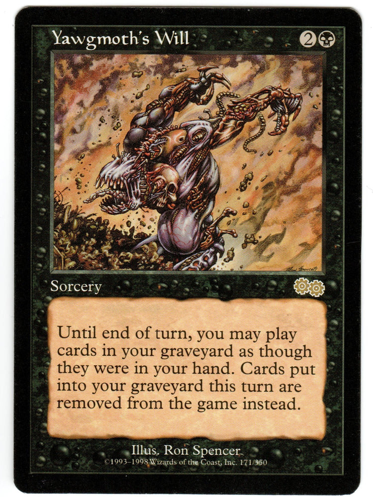 Scan #523 - Yawgmoth's Will - Urza's Saga