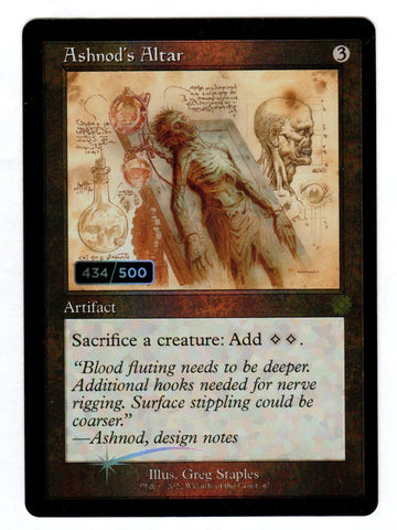 Scan #541 - Ashnod's Altar (Retro Schematic Serialized #434/500)