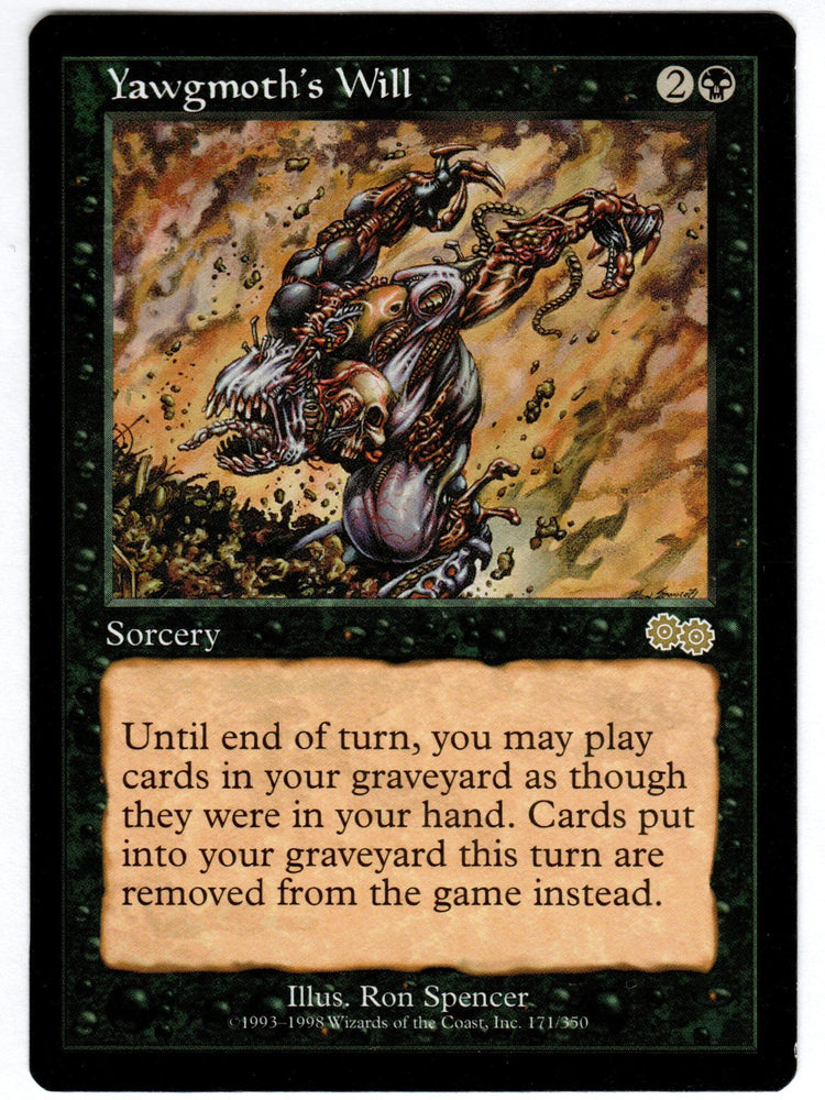 Scan #548 - Yawgmoth's Will - Urza's Saga