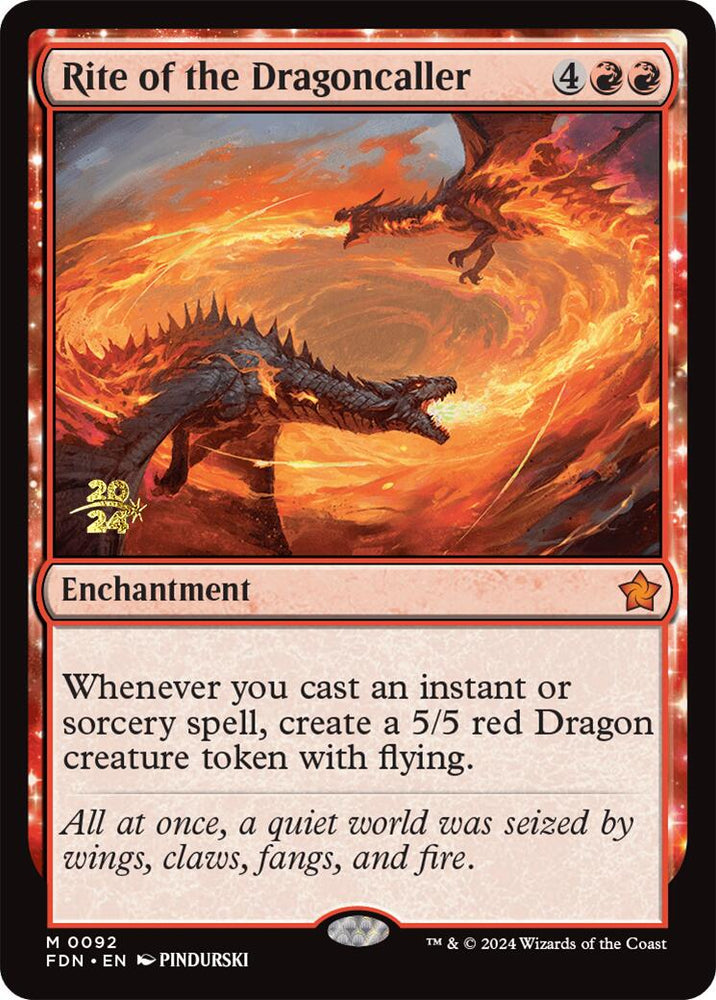 Rite of the Dragoncaller [Foundations Prerelease Promos]