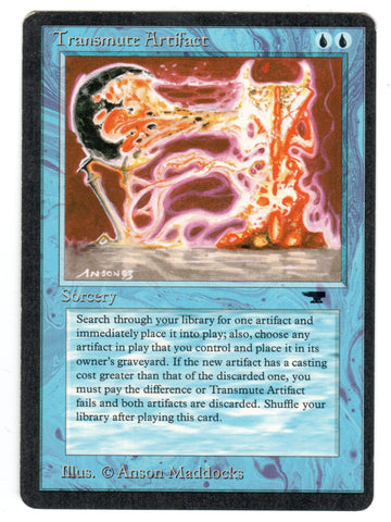 Scan #612 - Transmute Artifact - Antiquities