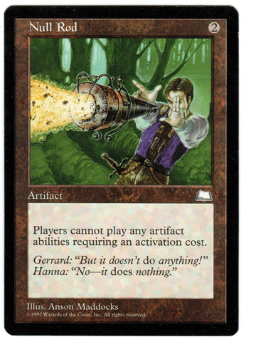 Scan #616 - Null Rod - Weatherlight