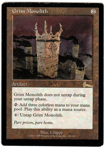 Scan #623 - Grim Monolith - Urza's Legacy
