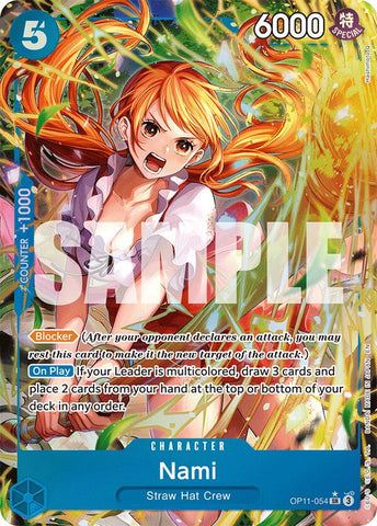 Nami (054) (Alternate Art) [A Fist of Divine Speed]