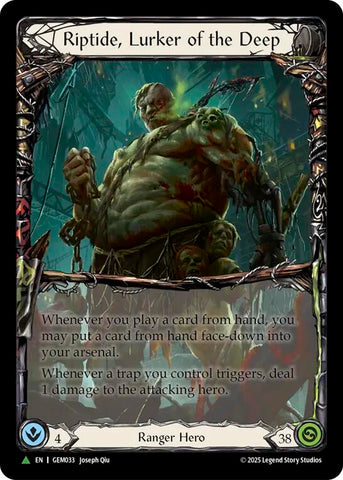 Riptide, Lurker of the Deep (Marvel) [GEM033] (GEM Pack 2)  Cold Foil