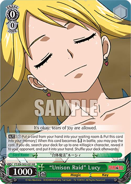 Unison Raid Lucy (FT/EN-S02-031 R RE) [Fairy Tail Chronicle Set]