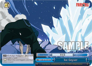 Ice Geyser (FT/EN-S02-097S SR RE) [Fairy Tail Chronicle Set]