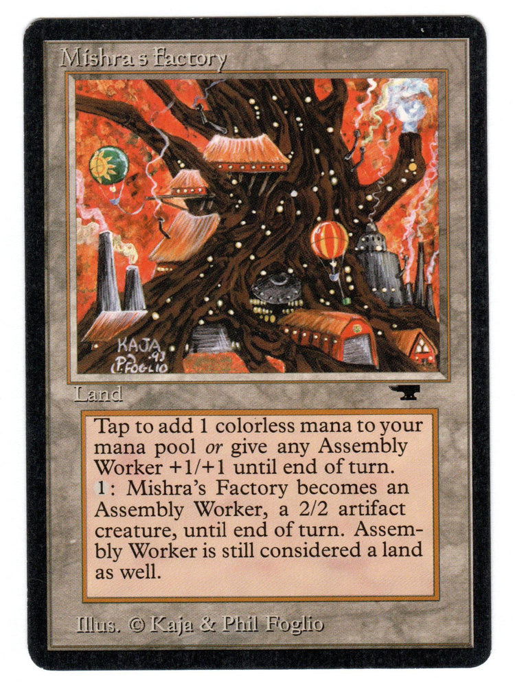 Scan #641 - Mishra's Factory (orange) - Antiquities