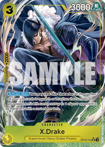 X.Drake (Alternate Art) [Premium Booster -The Best- Vol. 2]