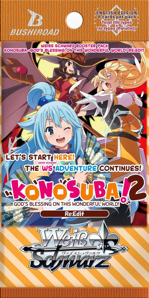 Weiss Schwarz - KONOSUBA -God's blessing on this wonderful world! Re:Edit - Booster Pack