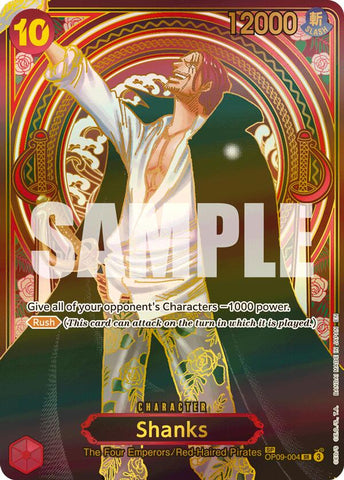 Shanks (OP09-004) (SP) (Gold) [Carrying On His Will]