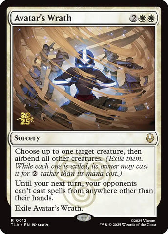 Avatar's Wrath [Avatar: The Last Airbender Prerelease Cards]