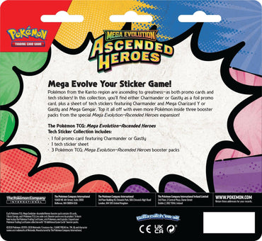 Mega Evolution: Ascended Heroes - Tech Sticker Collection (Charmander) [LIMIT 1 PER CUSTOMER]