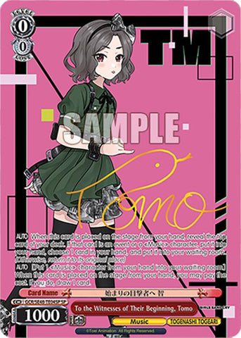 To the Witnesses of Their Beginning, Tomo (GCR/SE48-TE04SP SP) [Girls Band Cry Premium Booster]