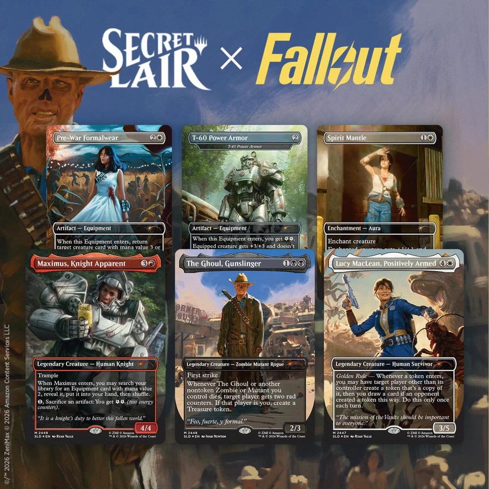 Secret Lair: Drop Series - Secret Lair x Fallout (Beyond Vault 33 - Non-Foil Edition) [PREORDER] (Available April 17th)