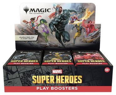 Marvel Super Heroes - Play Booster Box [PREORDER] (Available June 19th)