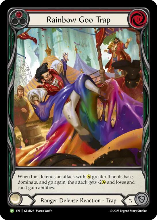 Rainbow Goo Trap (Red) [GEM122] (GEM Pack 4)  Rainbow Foil