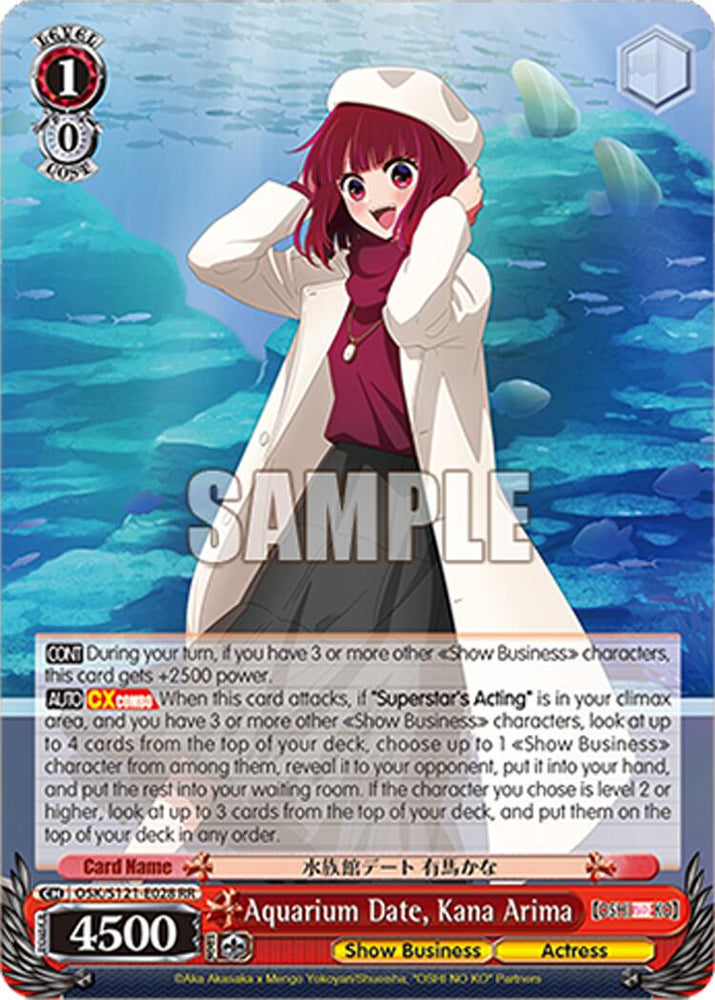Aquarium Date, Kana Arima (OSK/S121-E028 RR) [[OSHI NO KO] Vol.2]