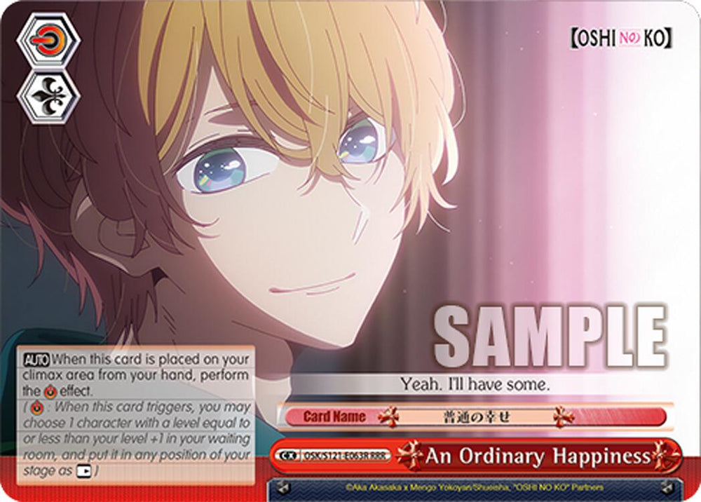 An Ordinary Happiness (OSK/S121-E063R RRR) [[OSHI NO KO] Vol.2]