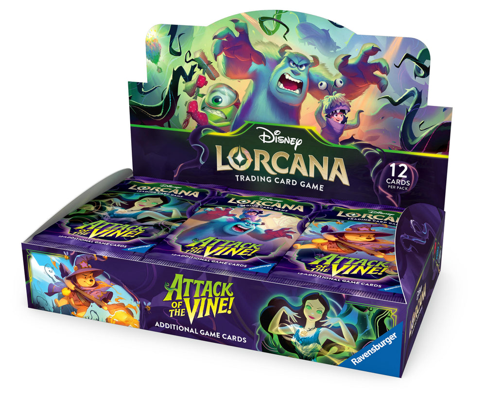 Disney Lorcana: Attack of the Vine! - Booster Box [LIMIT 1 PER CUSTOMER] [Available in-store July 17th. Ships July 24th]