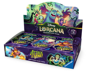 Disney Lorcana: Attack of the Vine! - Booster Box [LIMIT 1 PER CUSTOMER] [Available in-store July 17th. Ships July 24th]