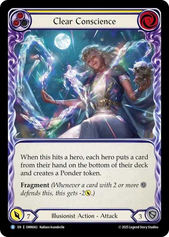 Clear Conscience (Yellow) [OMN042] (Omens of the Third Age)
