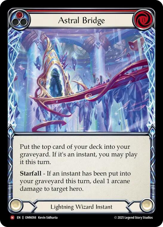 Astral Bridge (Red) [OMN098] (Omens of the Third Age)  Cold Foil