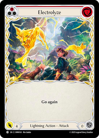 Electrolyze (Red) [OMN163] (Omens of the Third Age)  Rainbow Foil