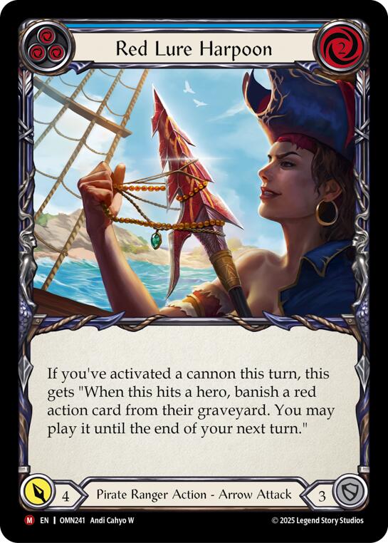 Red Lure Harpoon (Blue) [OMN241] (Omens of the Third Age)