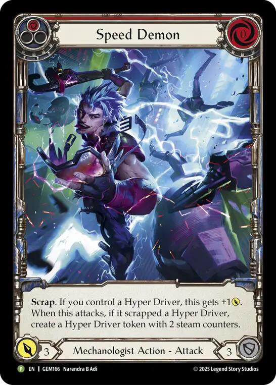Speed Demon (Red) [GEM166] (Gem Pack 5)