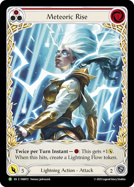 Meteoric Rise [FAB472] (Promo)  Rainbow Foil