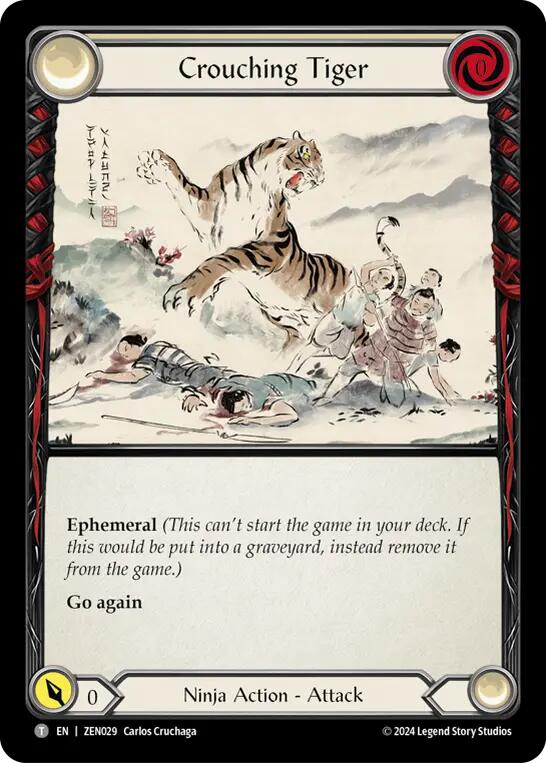Crouching Tiger [ZENO29] (Part the Mistveil Zen Blitz Deck)