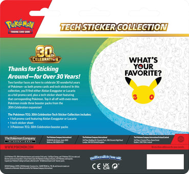 Mega Evolution: 30th Celebration Tech Sticker Collection [Alolan Exeggutor] [LIMIT 1 PER CUSTOMER]
