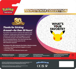 Mega Evolution: 30th Celebration Tech Sticker Collection [Lucario] [LIMIT 1 PER CUSTOMER]