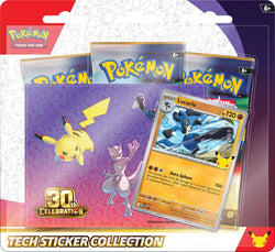 Mega Evolution: 30th Celebration Tech Sticker Collection [Lucario] [LIMIT 1 PER CUSTOMER]