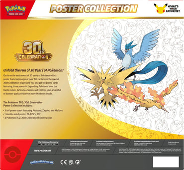 Mega Evolution: 30th Celebration Poster Collection [LIMIT 1 PER CUSTOMER]