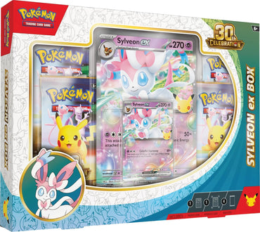 Mega Evolution: 30th Celebration - Sylveon ex Box
