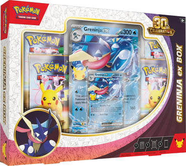 Mega Evolution: 30th Celebration Greninja ex Box [LIMIT 1 PER CUSTOMER]