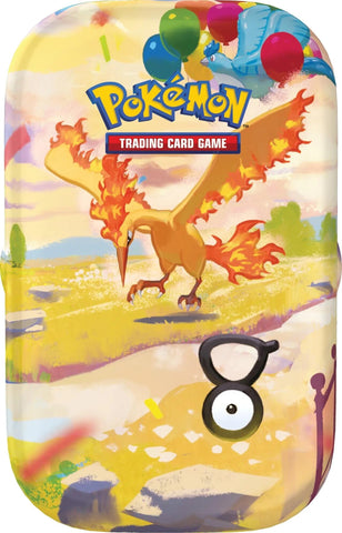 Mega Evolution: 30th Celebration - Mini Tin [Moltres] [LIMIT 1 MINI TIN DESIGN PER CUSTOMER]