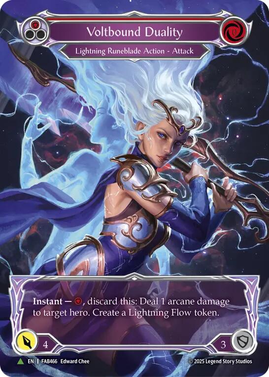 Voltbound Duality (Marvel Cold Foil) [FAB466] (Promo)  Cold Foil