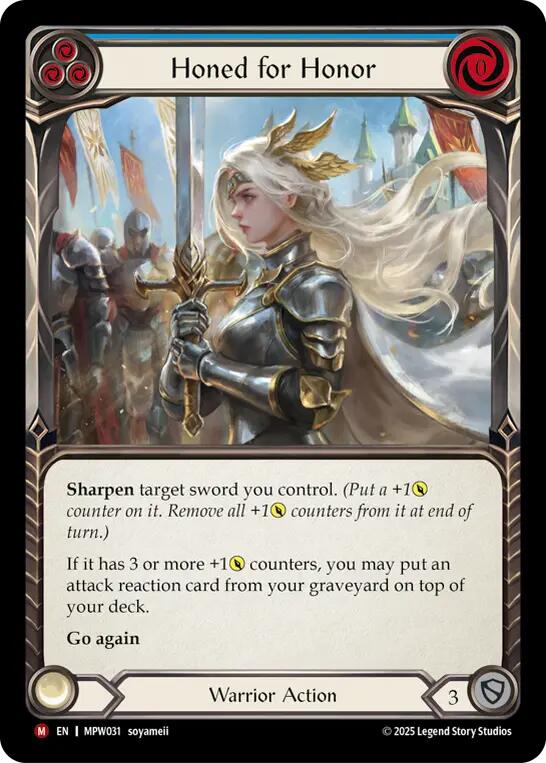 Honed for Honor [MPW031] (Mastery Pack Warrior)  Rainbow Foil