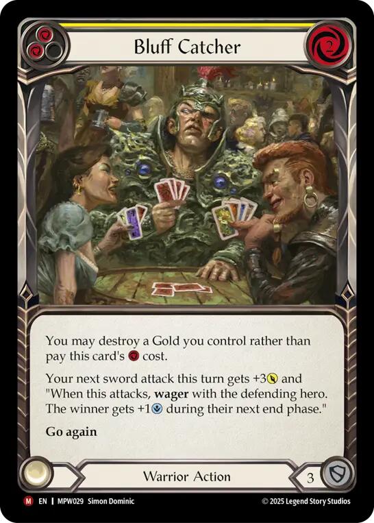 Bluff Catcher [MPW029] (Mastery Pack Warrior)  Rainbow Foil