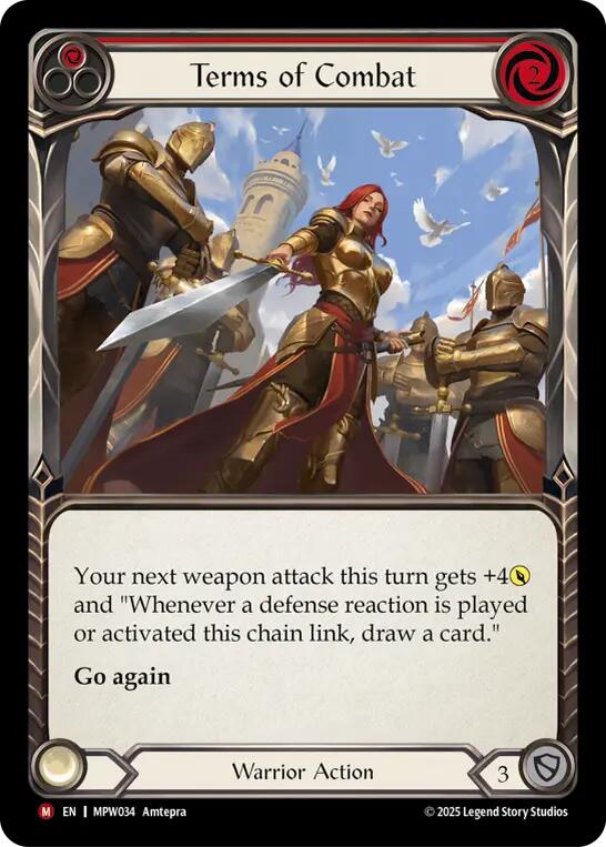Terms of Combat [MPW034] (Mastery Pack Warrior)  Rainbow Foil